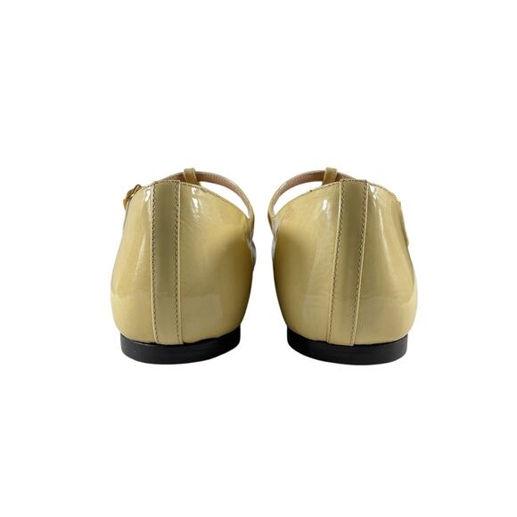 Chloe Patent Leather Sleepy Beige Marcie Mary Jane Flats Size IT 39.5 / US 9.5 - Picture 5 of 10